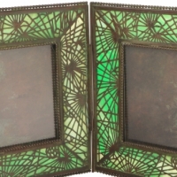 Pine Needle Double Picture Frame