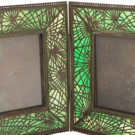 Pine Needle Double Picture Frame