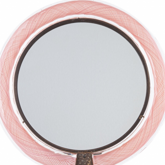 Pink Mezza Filigrana Vanity Mirror