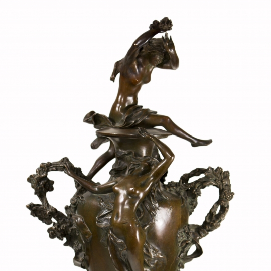 Art Nouveau Figural Urn